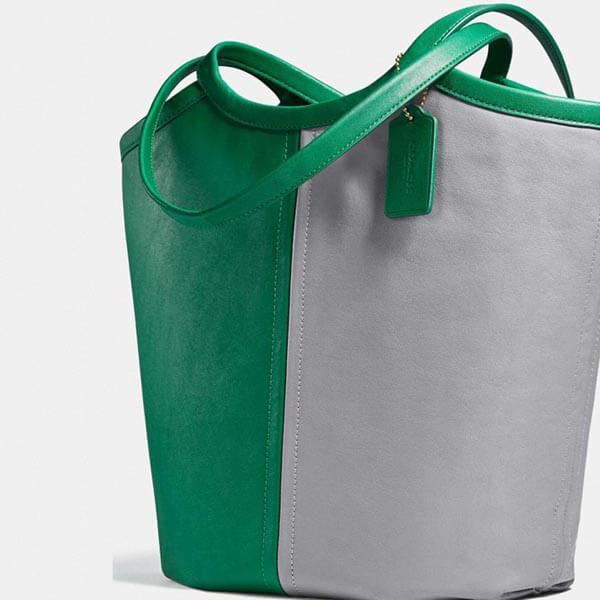 最新作!! コーチ Bea Tote カラーブロック